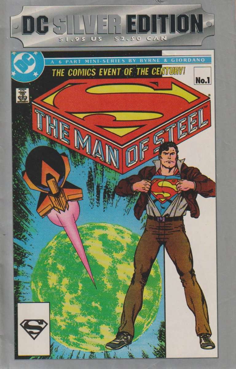 DC comics DC Silver Edition The Man of Steel (1993) #1 rare old vintage collectable