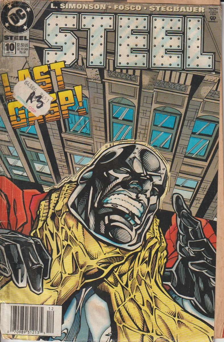 DC comics books Steel (1994) #10 vintage (marvel DC rare collectable old)