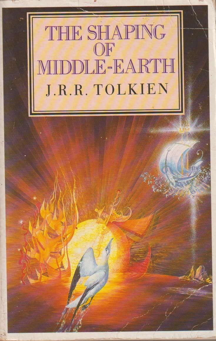 The Shaping Of Middle Earth by JRR Tolkien soft cover paperback book with 392 pages. fantasy