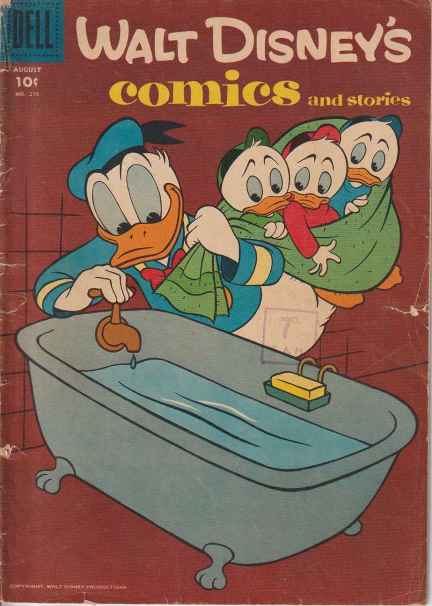 Dell comics Walt Disney`s Comics and Stories (1940) #215 old rare vintage collectable