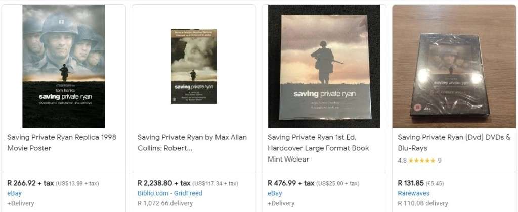 Saving Private Ryan (1998) DVD movie action drama war army collectable recce