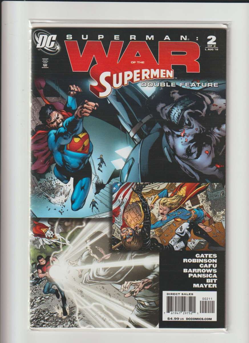 DC comics  Superman War Of The Supermen #2 (2010) Double Feature comic book rare collectable
