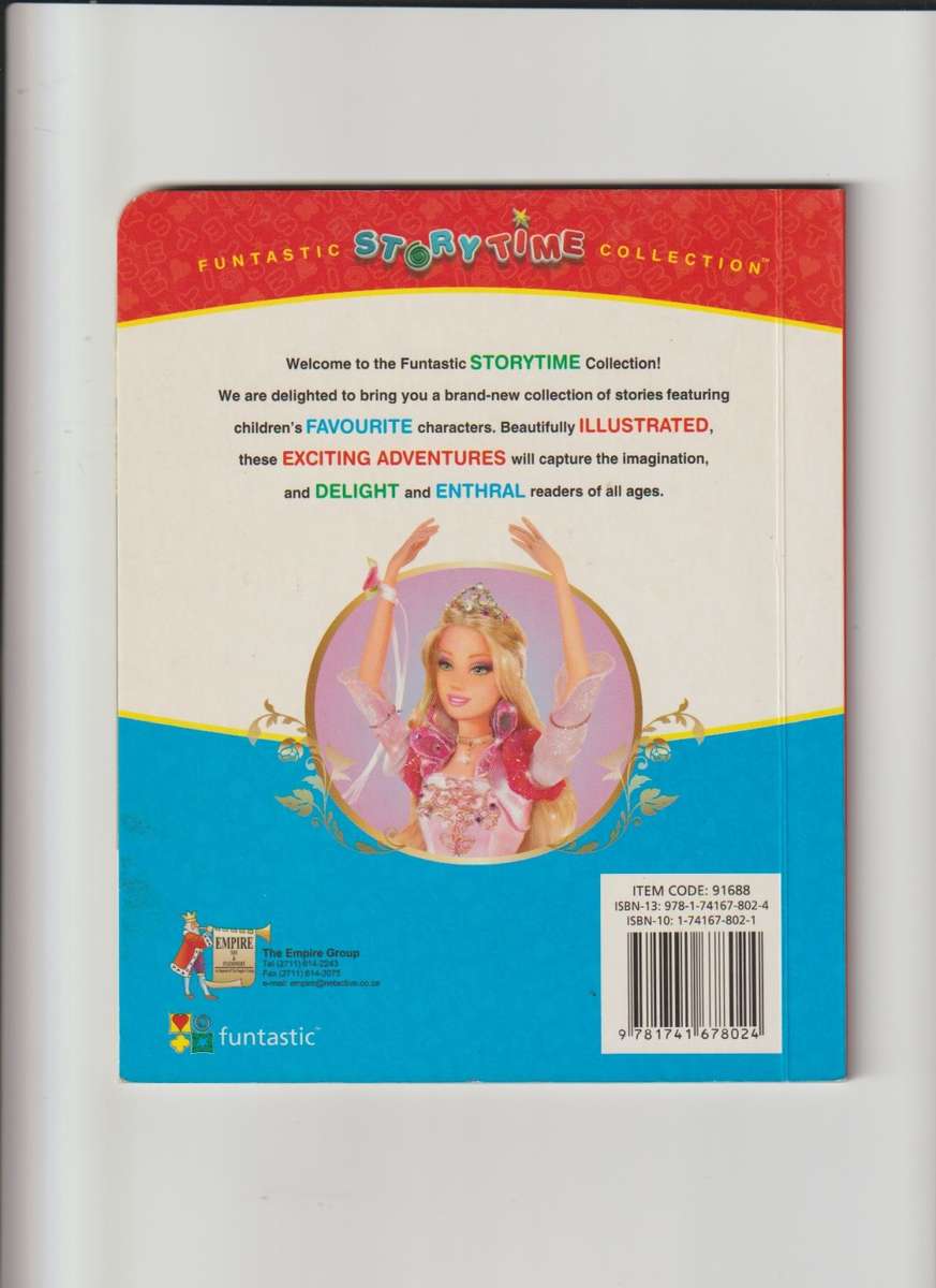 Barbie 12 Dancing Princesses Hard Cover girls story book children