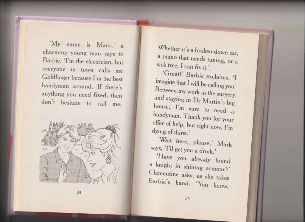 Barbie in Vet Barbie Hard cover book girls children`s classic story book