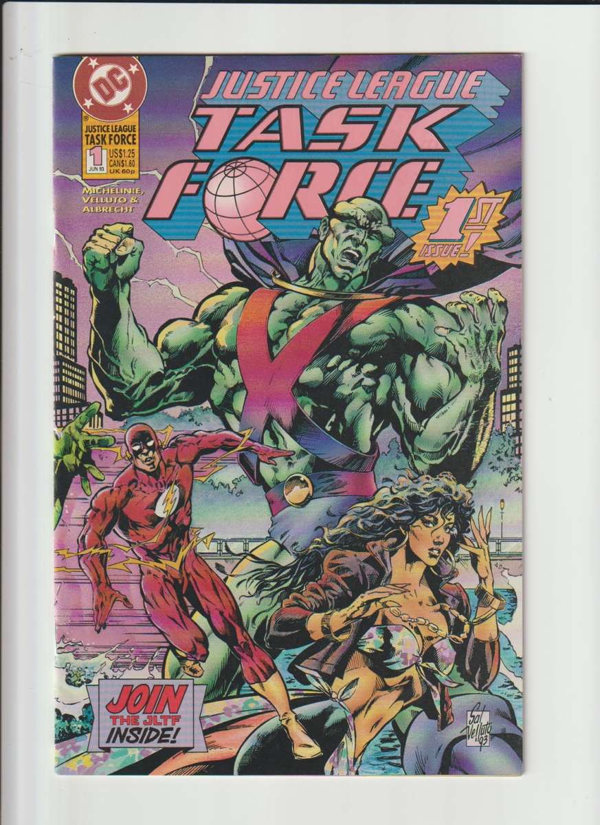 DC comic books Justice League Task Force (1994) #1 rare old vintage collectable