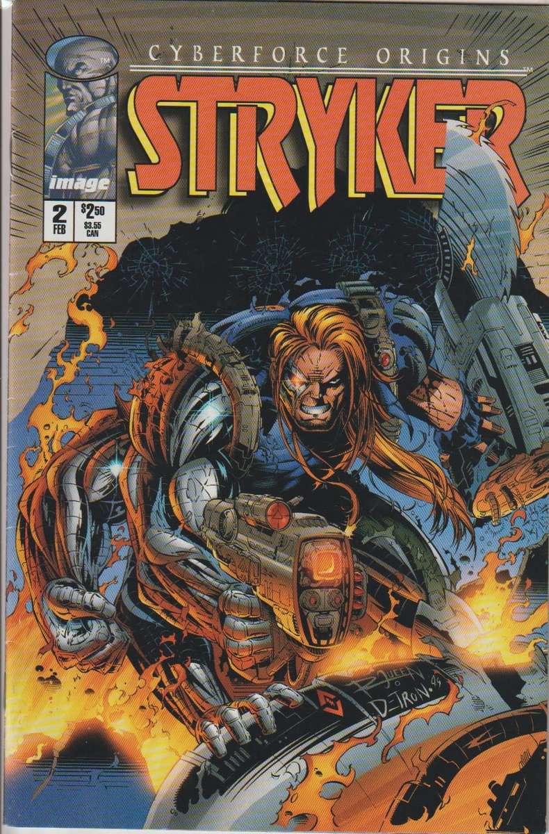 Image Comics Stryker Cyberforce Origins (1995) #2 rare old vintage collectable