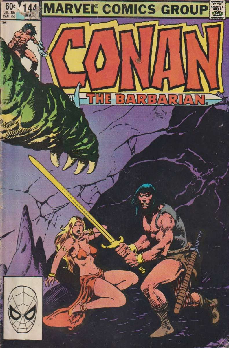 Marvel comic book Conan the Barbarian (1970 Marvel) #144 old rare vintage collectable