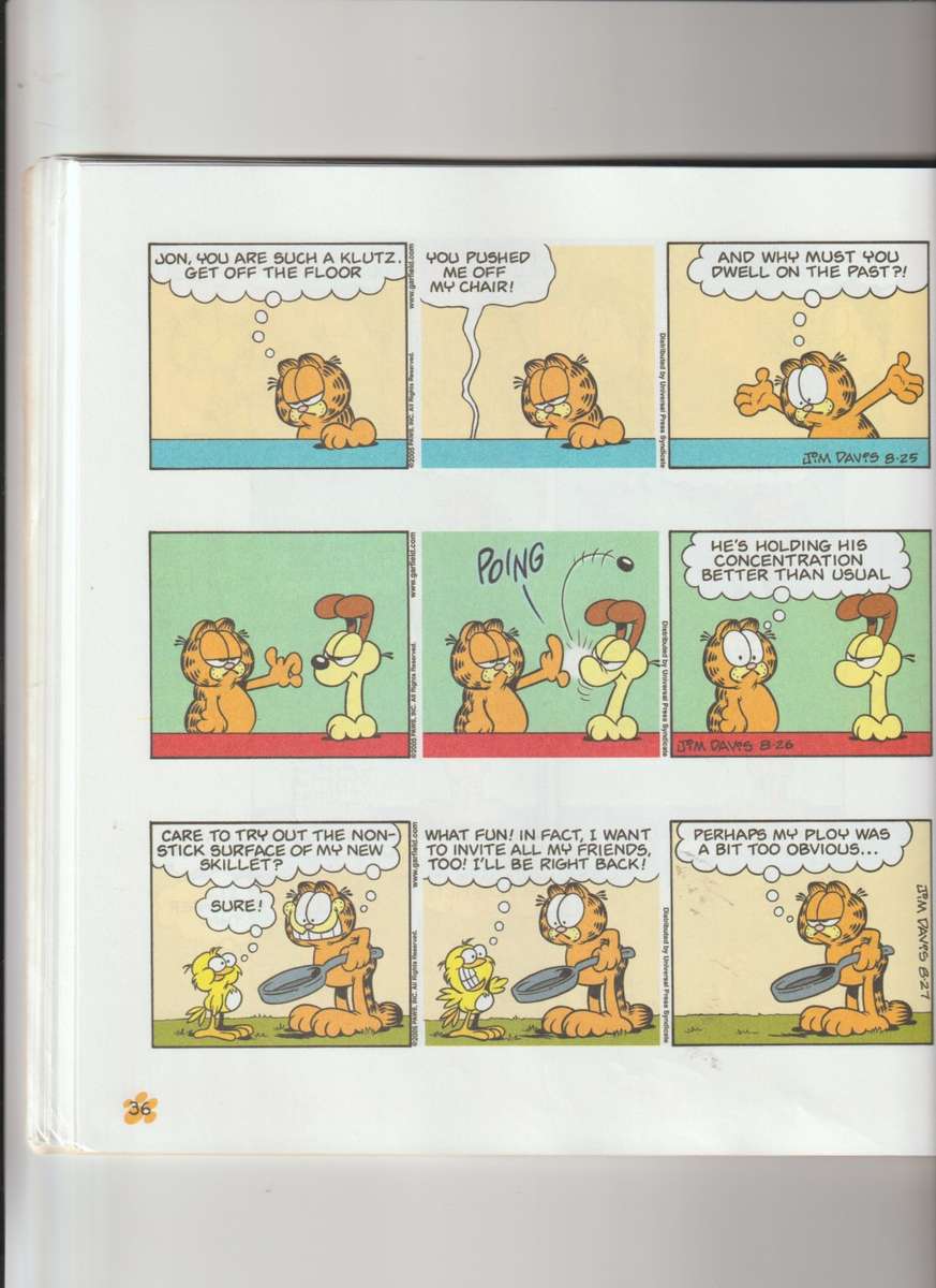 Garfield Gets His Just Desserts By Jim Davis His 47th Book classic cartoon comic book