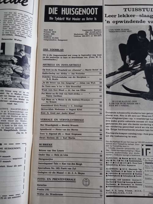 Huisgenoot 2 September 1966 tydskrif