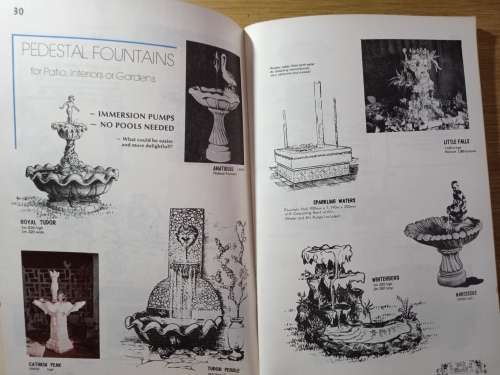 You Garden. Offerings by Old World Concretes (product catalogue January 1979)