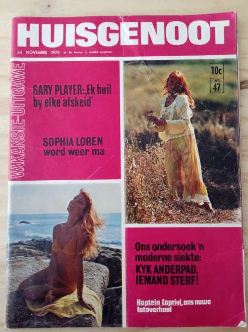 Die Huisgenoot 24 November 1972 tydskrif