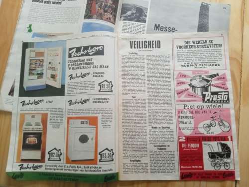 Huisgenoot 29 April 1966 tydskrif met bylae