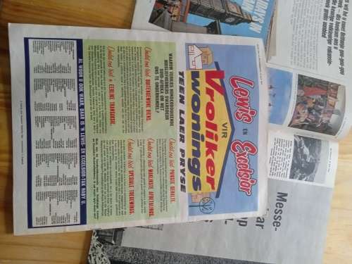 Huisgenoot 29 April 1966 tydskrif met bylae