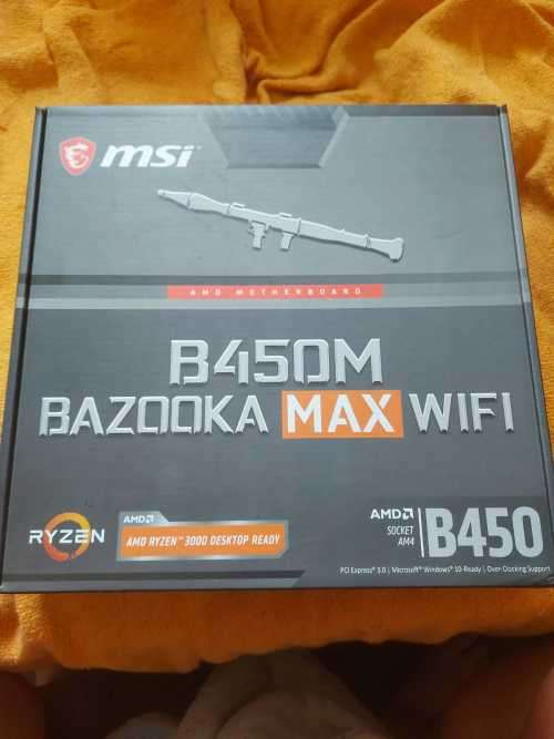 MSI B450M Bazooka Max WiFi Ryzen Motherboard