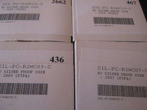 ALL 5 SOCCER PROOF COINS FOR LESS THAN COST.