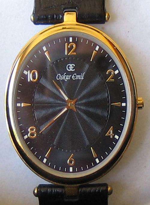OSKAR EMIL GOLD AUTHENTIC QUARTZ 3ATM W/RESISTANCE