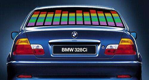 Car music rhythm lights 45x11cm