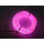 4xMeter Pink Flexible Neon Light EL Wire Rope with Controller