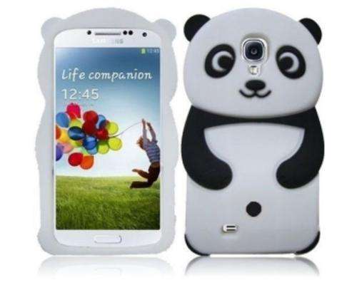 Cute Panda 3D Soft Silicone Protective Case Guard Cover for Samsung Galaxy S4 mini I9190