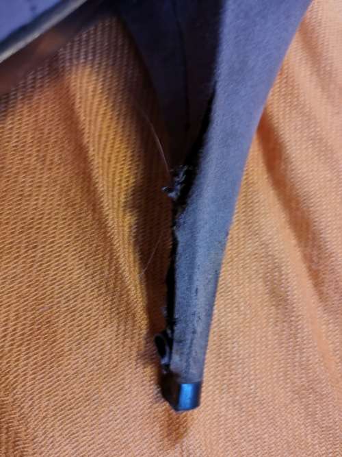 Gorgeous Rage grey suede heels with ruffle detail size 7