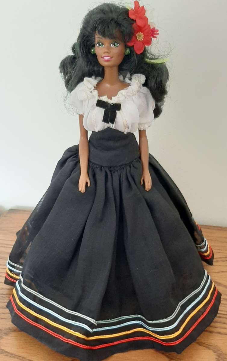 Gypsy Barbie in Black & white