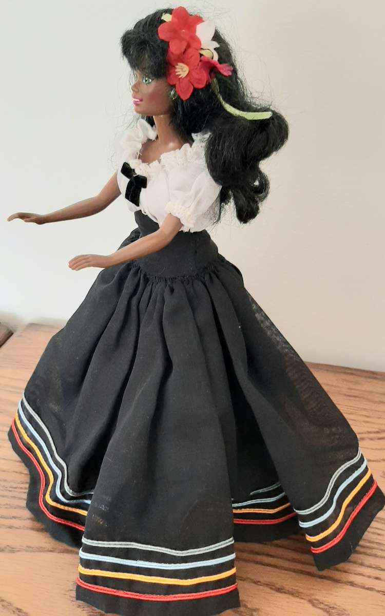 Gypsy Barbie in Black & white