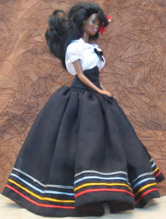 Gypsy Barbie in Black & white