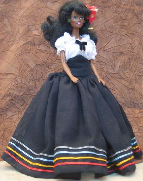 Gypsy Barbie in Black & white