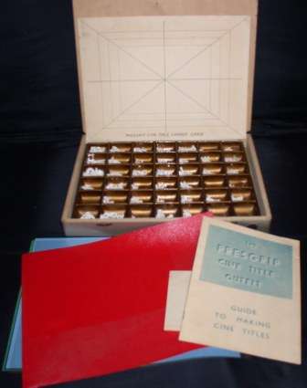 Antique Prescrip Cine Title Outfit