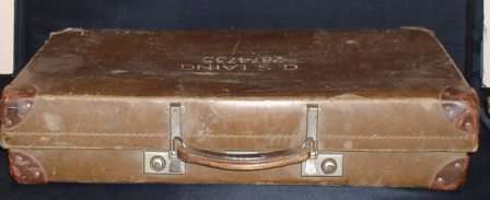 1950's Card Luggage Suitcase