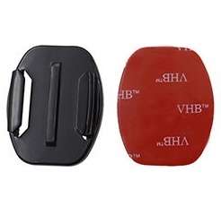 1x Curved Base + 1x Curved Adhesive Sticker for GoPro HD Hero2 Hero3 3+ Mounts