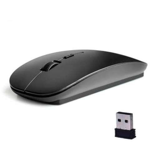 Slim 2.4 GHz Wireless Optical Mouse Mice For PC Laptop Notebook GREY