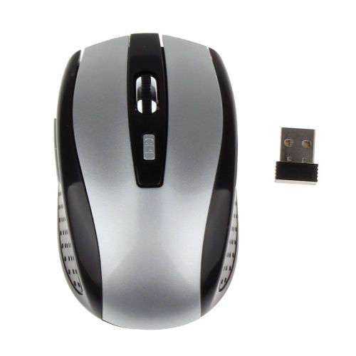 2.4 GHz Wireless Optical Mouse For PC Laptop Notebook GREY / SILVER