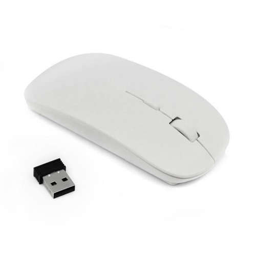 Slim 2.4 GHz Wireless Optical Mouse Mice For PC Laptop Notebook WHITE