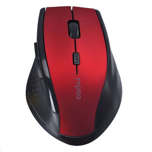 2.4 GHz Wireless Optical Mouse For PC Laptop Notebook RED