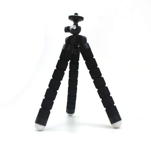 Mini Tripod (Black, Bendable Soft) - SMALL