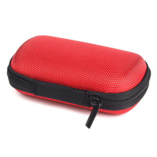 Portable Pocket Zipper Storage Bag For Headphone Earphone Earbuds TF SD Card