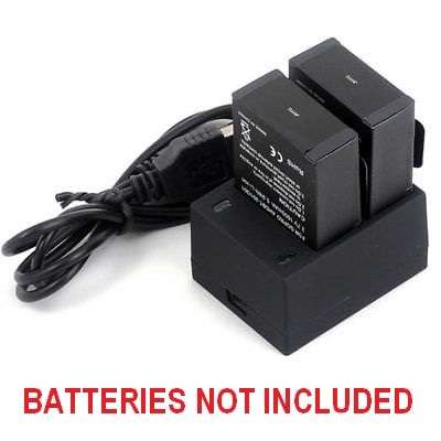 USB Dual Battery Charger For GoPro 3 Sports Cameras