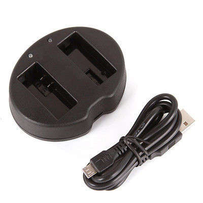 USB Dual Battery Charger For LP-E8 Canon EOS 550D 600D 650D 700D Rebel T5i T4i T3i T2i