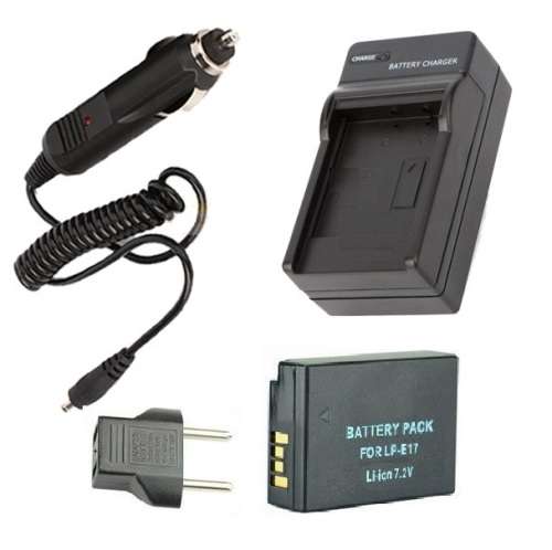 Generic 1040Mah LP-E17 Battery + AC / DC Charger For Canon EOS M3 77D 750D 760D Camera