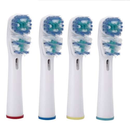 4 PCS Electric Toothbrush Heads Replacement for Braun Oral B FLOSS ACTION