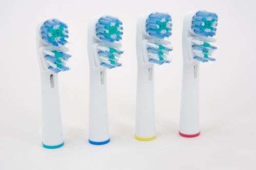 4 PCS Electric Toothbrush Heads Replacement for Braun Oral B FLOSS ACTION