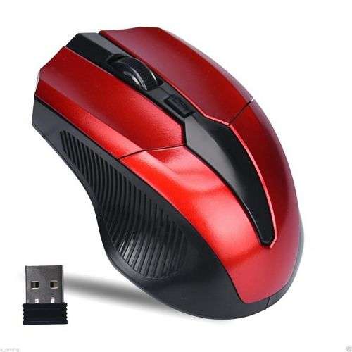 2.4GHz Wireless Optical Mouse Cordless USB Receiver PC Computer Laptop