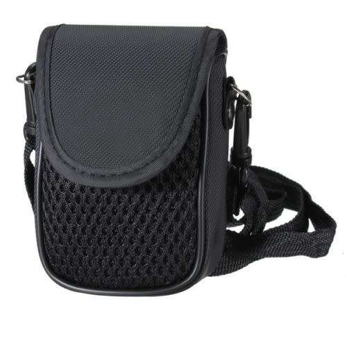 Nylon Bag Pouch Case Pocket Black for Digital Compact Camera