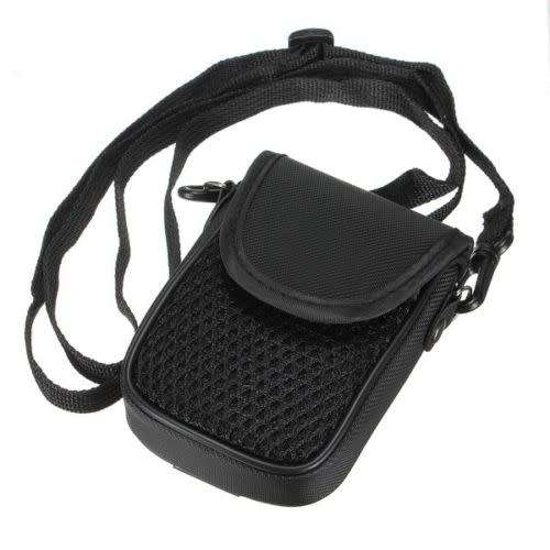 Nylon Bag Pouch Case Pocket Black for Digital Compact Camera
