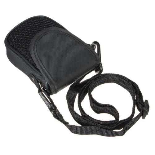 Nylon Bag Pouch Case Pocket Black for Digital Compact Camera