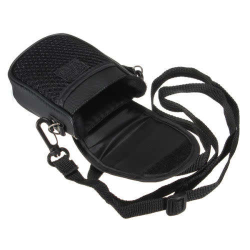 Nylon Bag Pouch Case Pocket Black for Digital Compact Camera