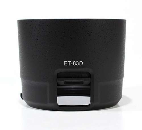 Generic BLACK ET-83D Bayonet Lens Hood For Canon EF 100-400mm f/4.5-5.6L IS II USM Lens (Mark II)