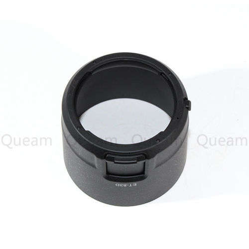 Generic BLACK ET-83D Bayonet Lens Hood For Canon EF 100-400mm f/4.5-5.6L IS II USM Lens (Mark II)