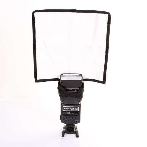 Camera Speedlite Snoot Beam Reflector Diffuser Foldable & Flexible (Canon Nikon Metz etc.)